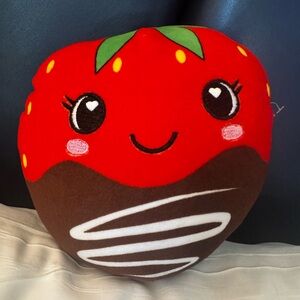 Smoochy Pals Strawberry 8” Ultrasoft Stuffed Animal Plush